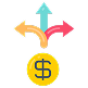 complex financial operations icon