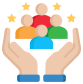end to end support icon