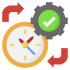 reduced development icon