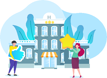 retail hospitality illustration