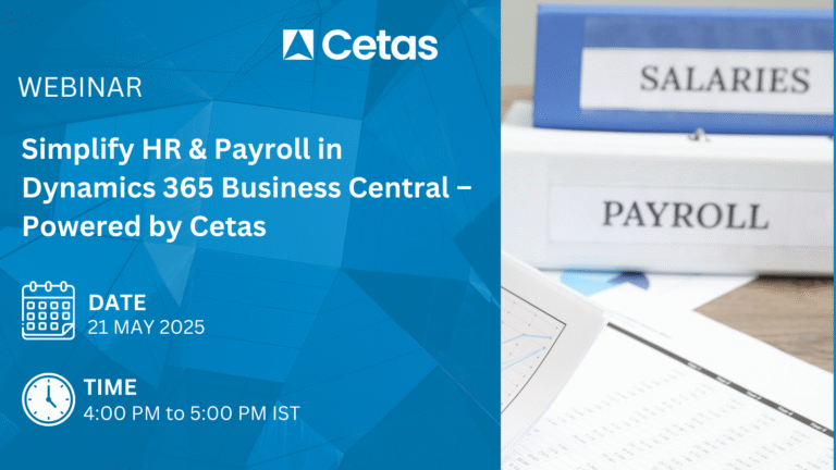 Webinar: Simplify HR & Payroll in Microsoft Dynamics 365 Business Central